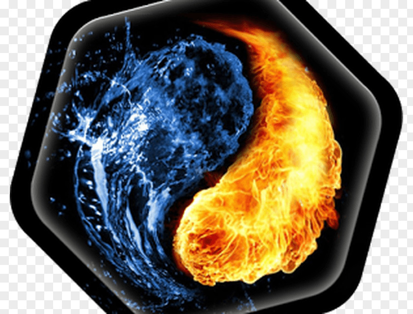 Fire Vs Ice Drawing Yin And Yang Image Desktop Wallpaper Apple IPhone 7 Plus 6 PNG
