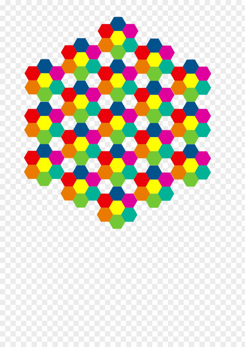 Hexagonal Hexagon Flower Clip Art PNG