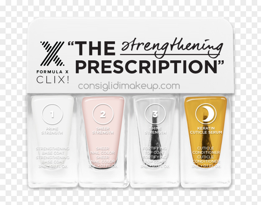 Nail Polish Formula X The Prescription CLIX! Treatment Brightening Lacquer PNG