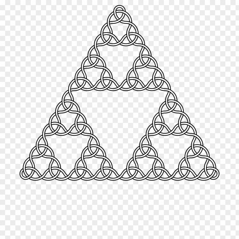 Triangle Sierpinski Fractal Iteration Carpet PNG