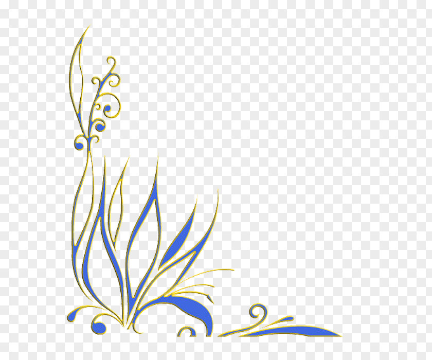 花纹 Blue Arabesque Clip Art PNG