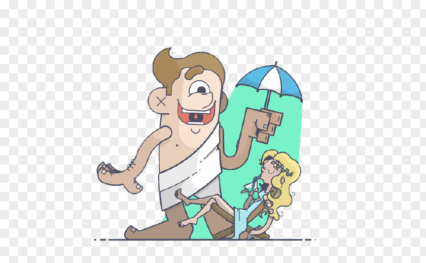 Cartoon Magical Umbrella Animation Illustration PNG