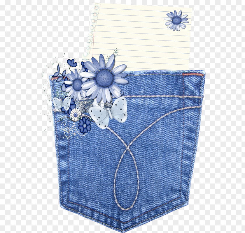 Jeans Denim Pocket PNG