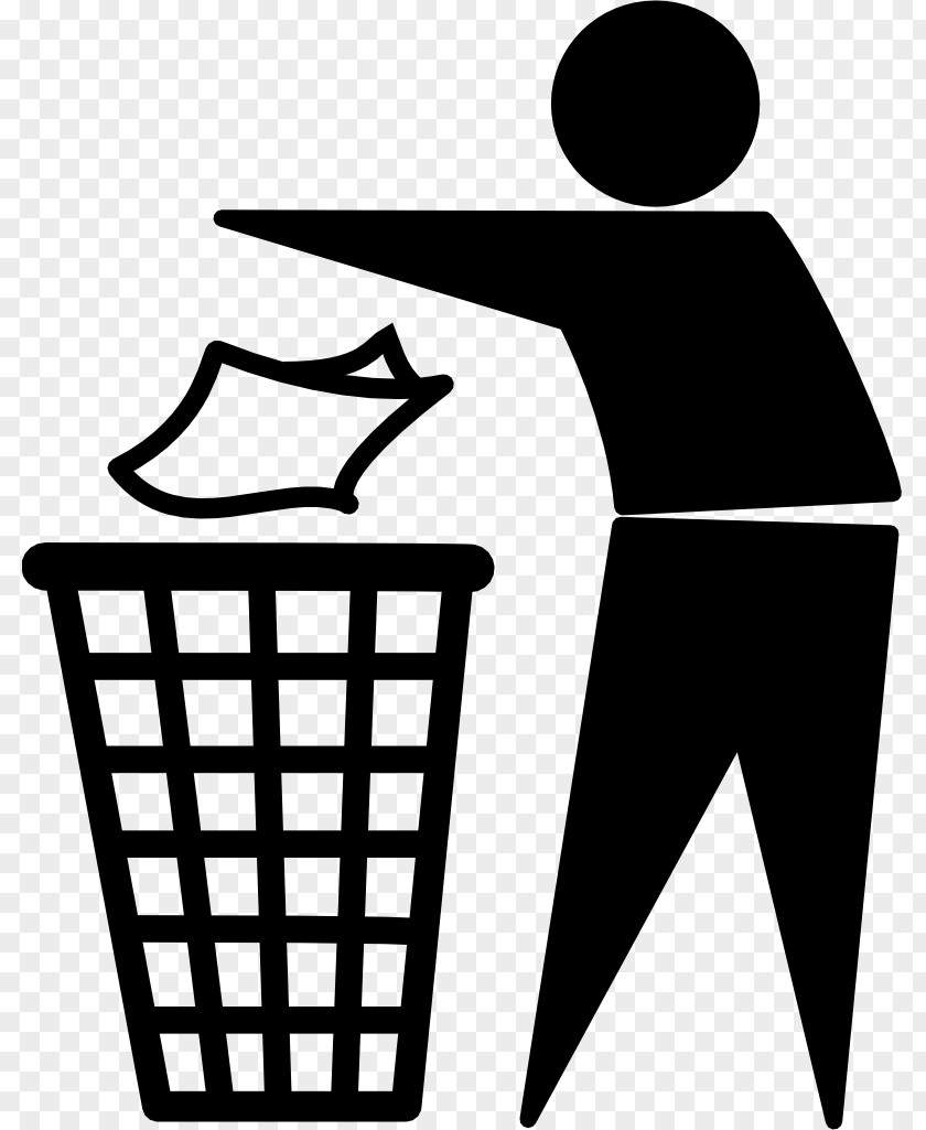 Trash Tidy Man Logo Clip Art PNG