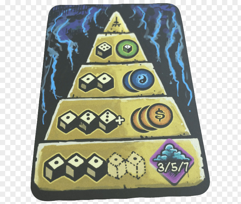 Dice Textile Game Card PNG