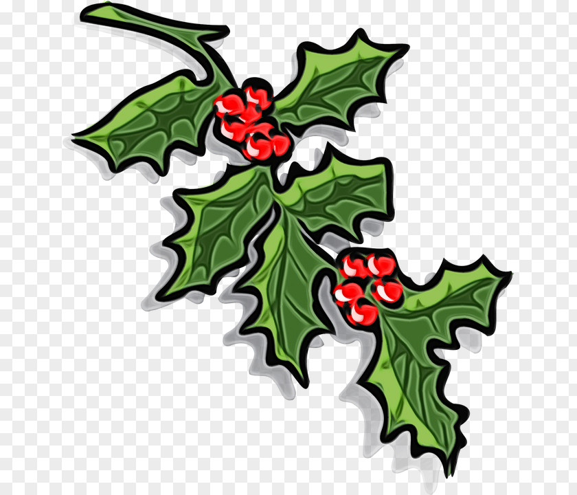 Grape Leaves Plane Christmas Tree PNG