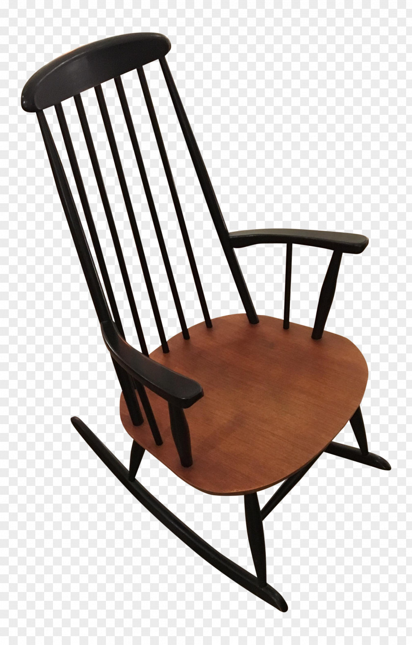 Windsor Chair Rocking Vintage Background PNG