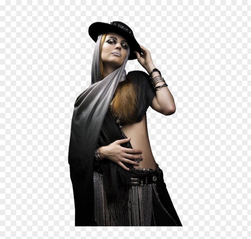 Bear Woman With A Hat Oyster Outerwear PNG