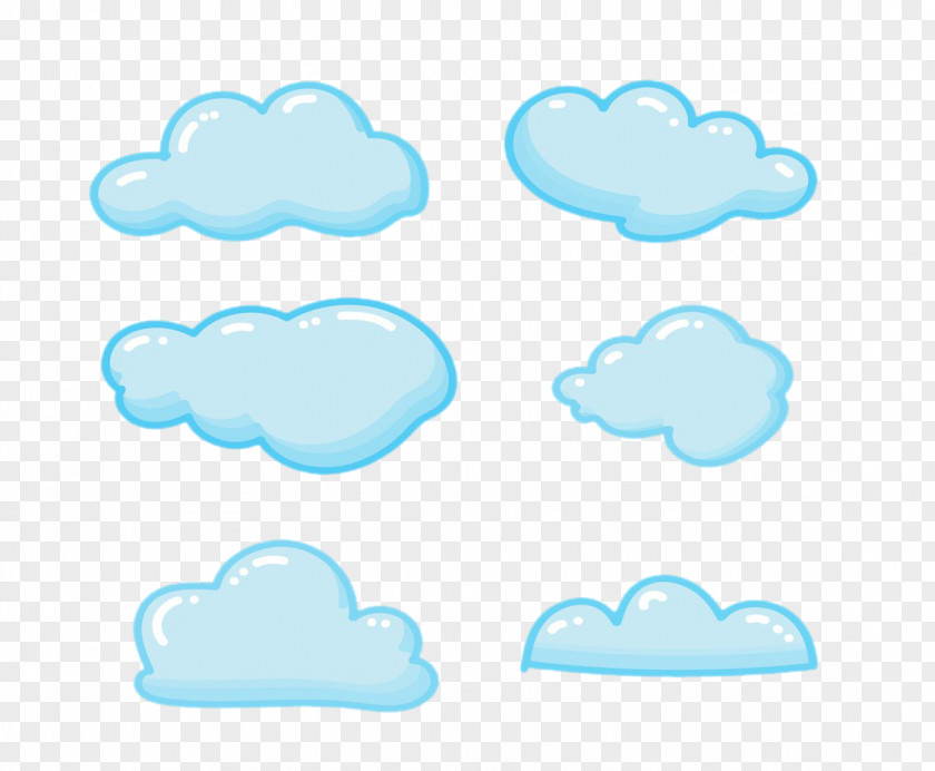 Cartoon Clouds Cloud Blue Sky Clip Art PNG