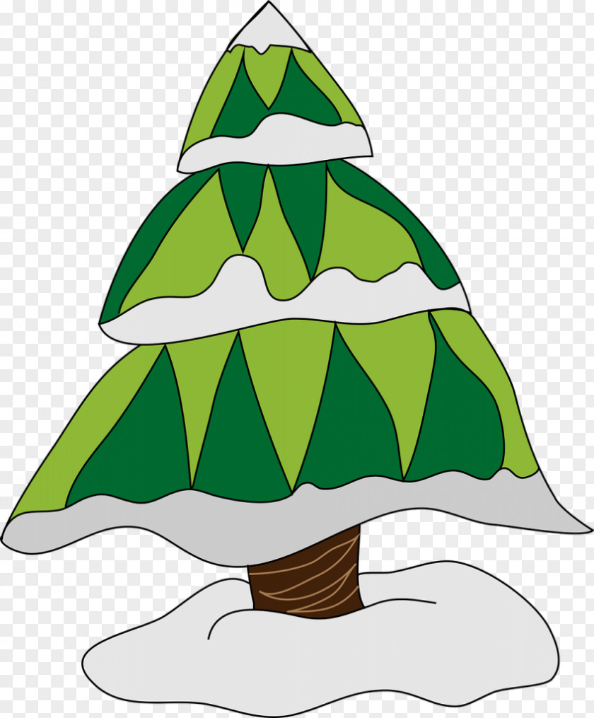 Christmas Firtree Tree Pine Winter Clip Art PNG