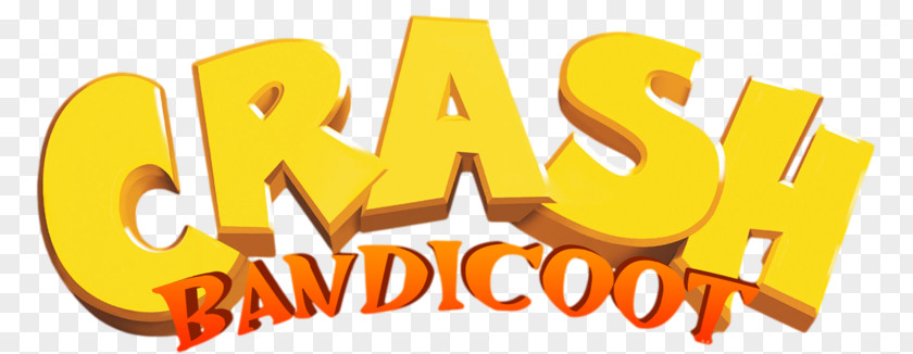 Crash Logo Font Brand Bandicoot PNG