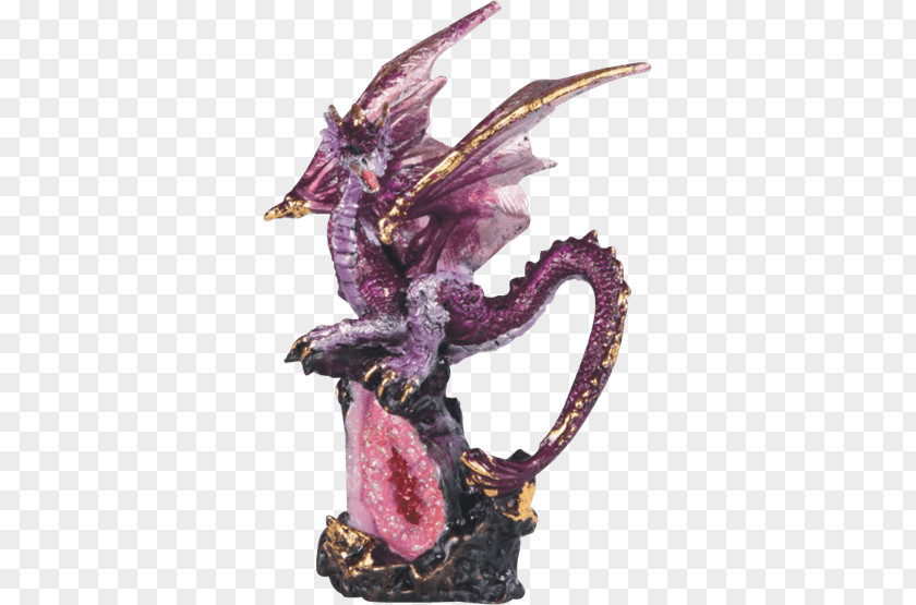 Dragon La Géode Geode Violet Fantasy PNG