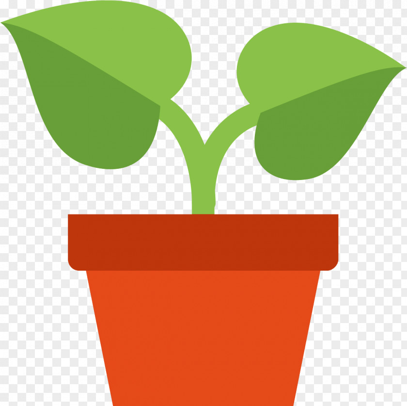 Plant Stem Logo Flowerpot Green Leaf Houseplant PNG