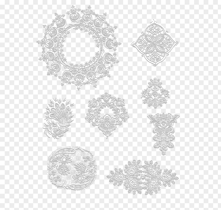 Stencil Ornament Pattern PNG