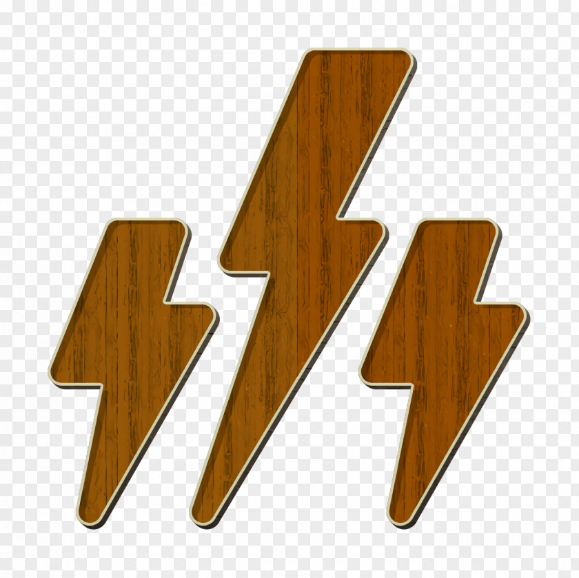 Weather Icon Lightning Thunder PNG