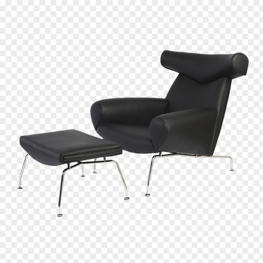 Chair Eames Lounge Egg Club Furniture PNG