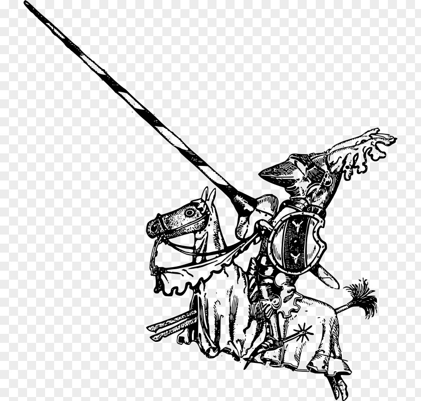 Horse Lance Knight Jousting Clip Art PNG
