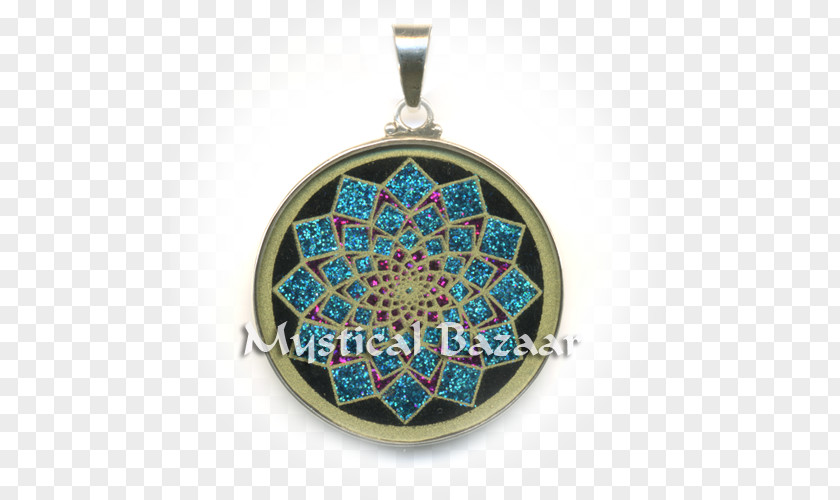 Sahasrara Chakra Locket Turquoise Bling-bling Bling PNG