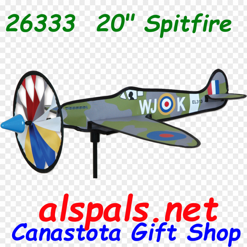Spitfire Plane Supermarine Airplane Aircraft Spinner Car PNG