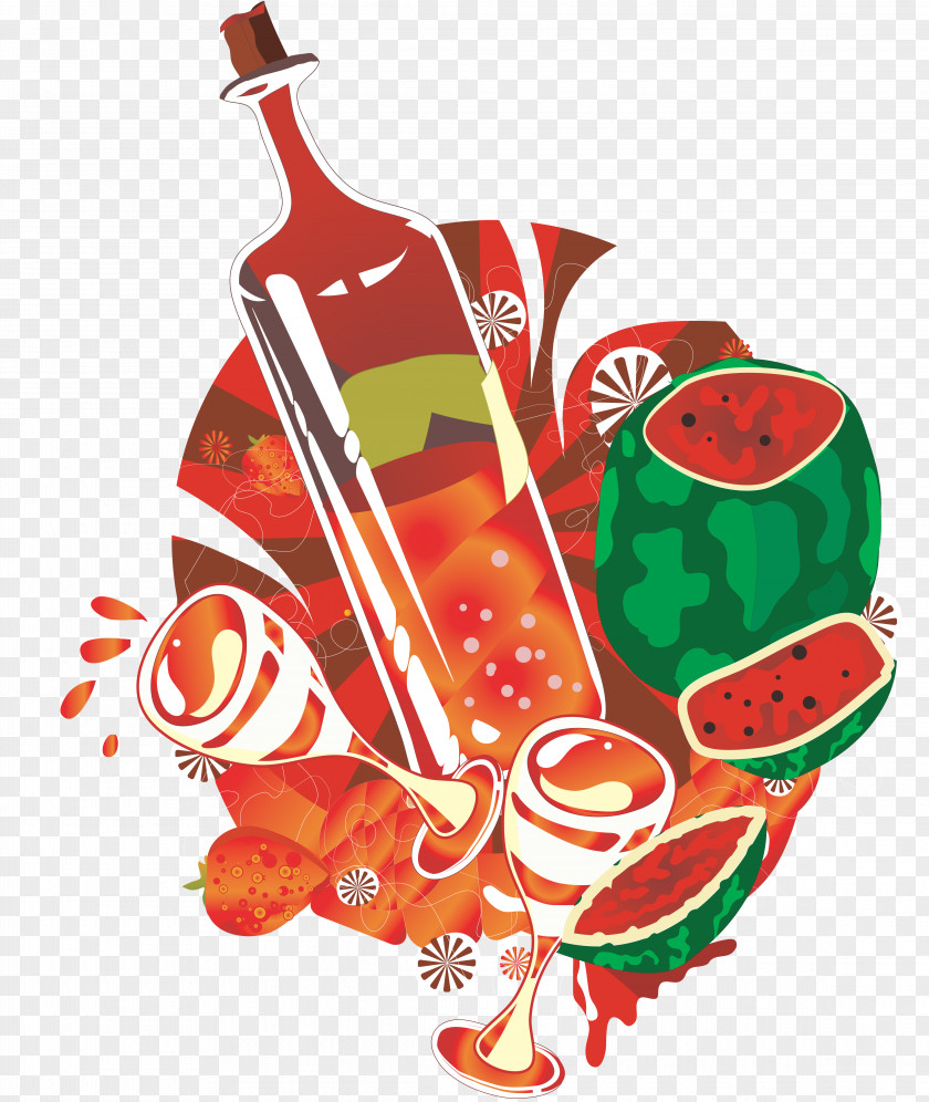 Wine Tequila Watermelon PNG