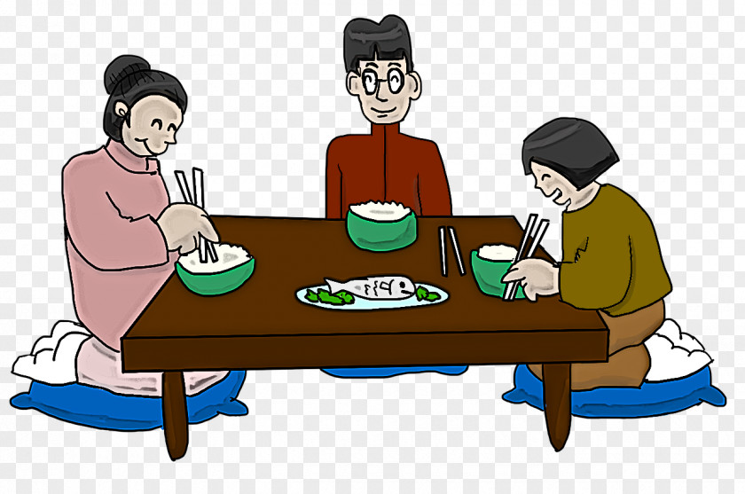 Cartoon Table Conversation Furniture Games PNG