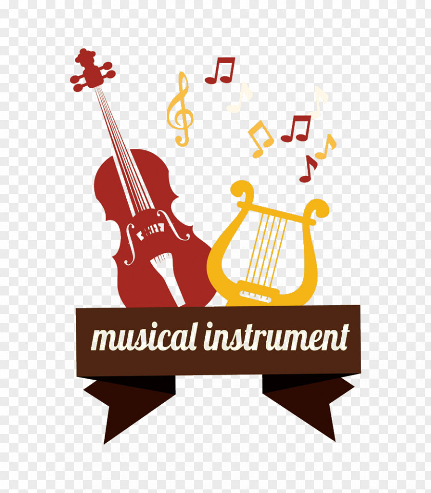 Crescent Violin And Piano Musical Instrument Illustration PNG