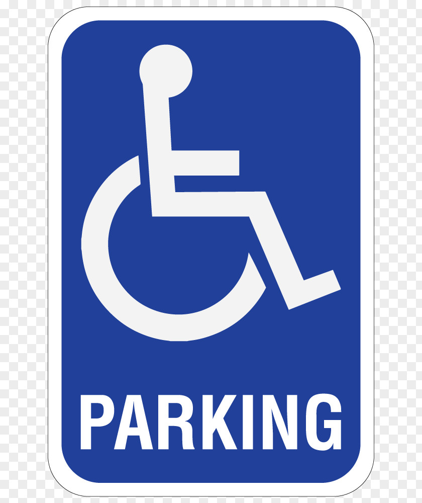 Disabled Parking Symbol Permit Disability Car Park Sign Space PNG