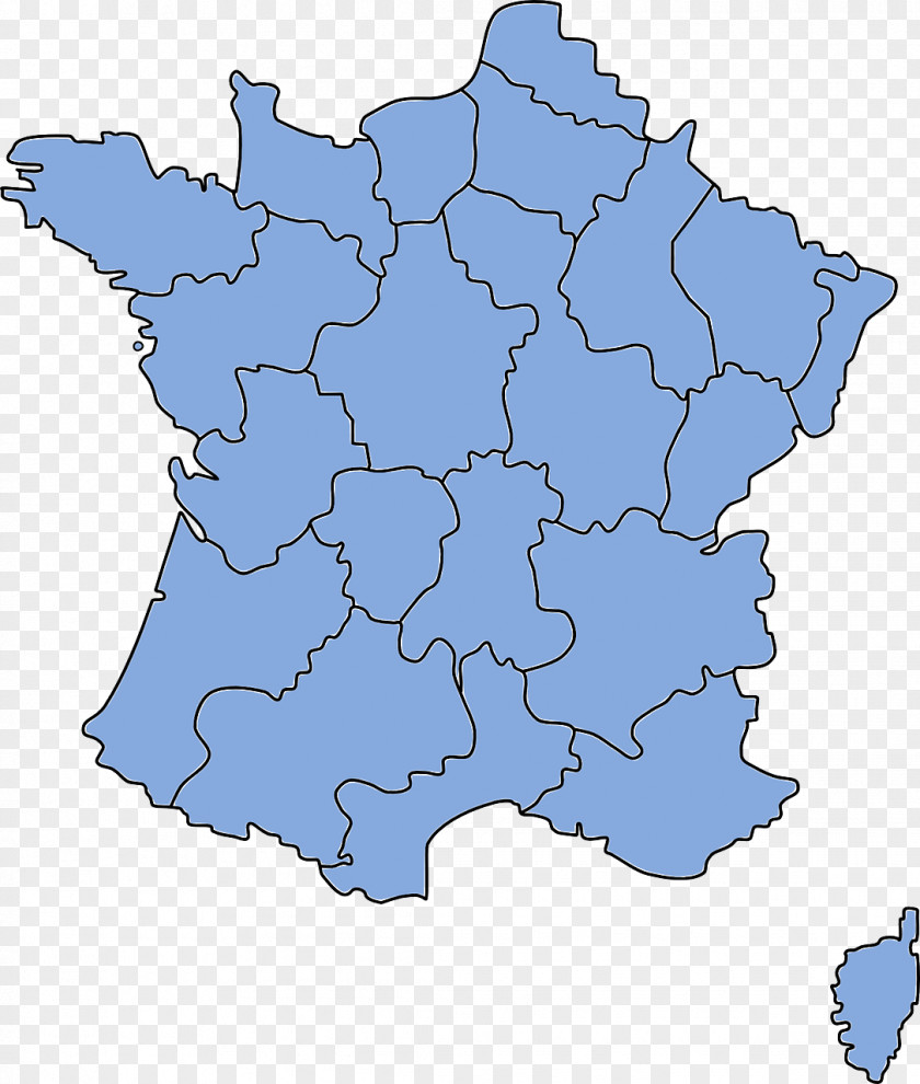 France Vector Map Clip Art PNG