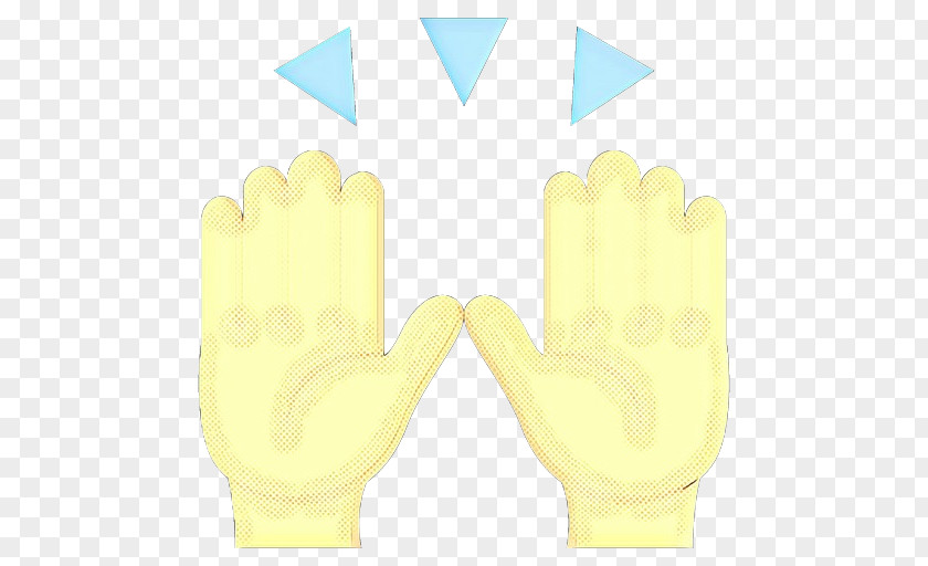 Fashion Accessory Gesture Yellow Glove Personal Protective Equipment Hand Safety PNG