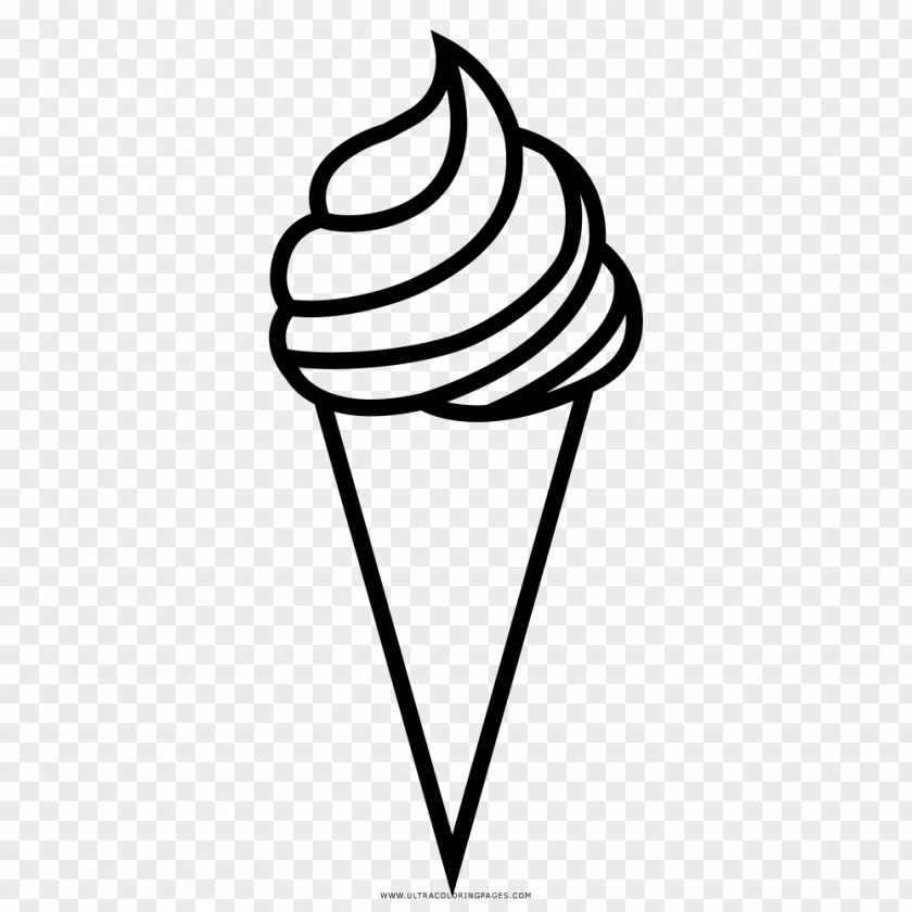 Ice Cream Coloring Book Drawing Clip Art PNG