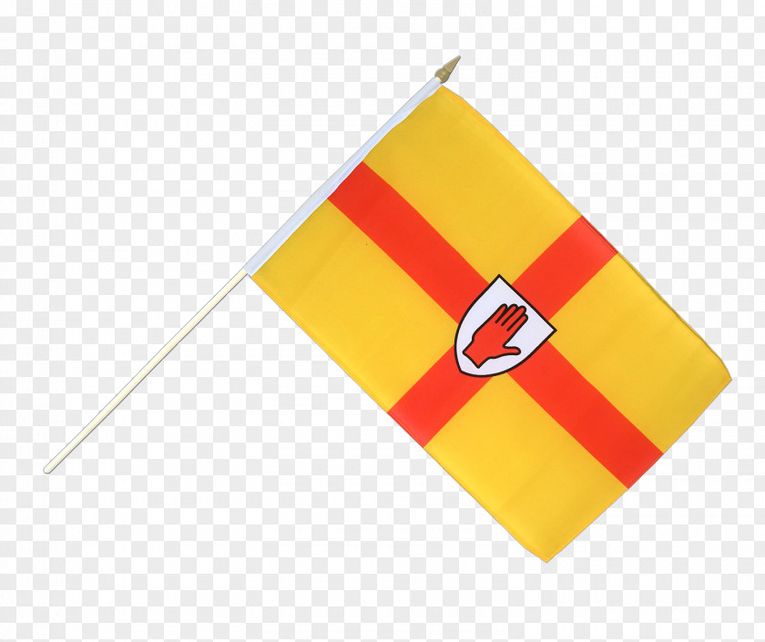 Wave Hand Flag Of Ulster Ireland Red PNG