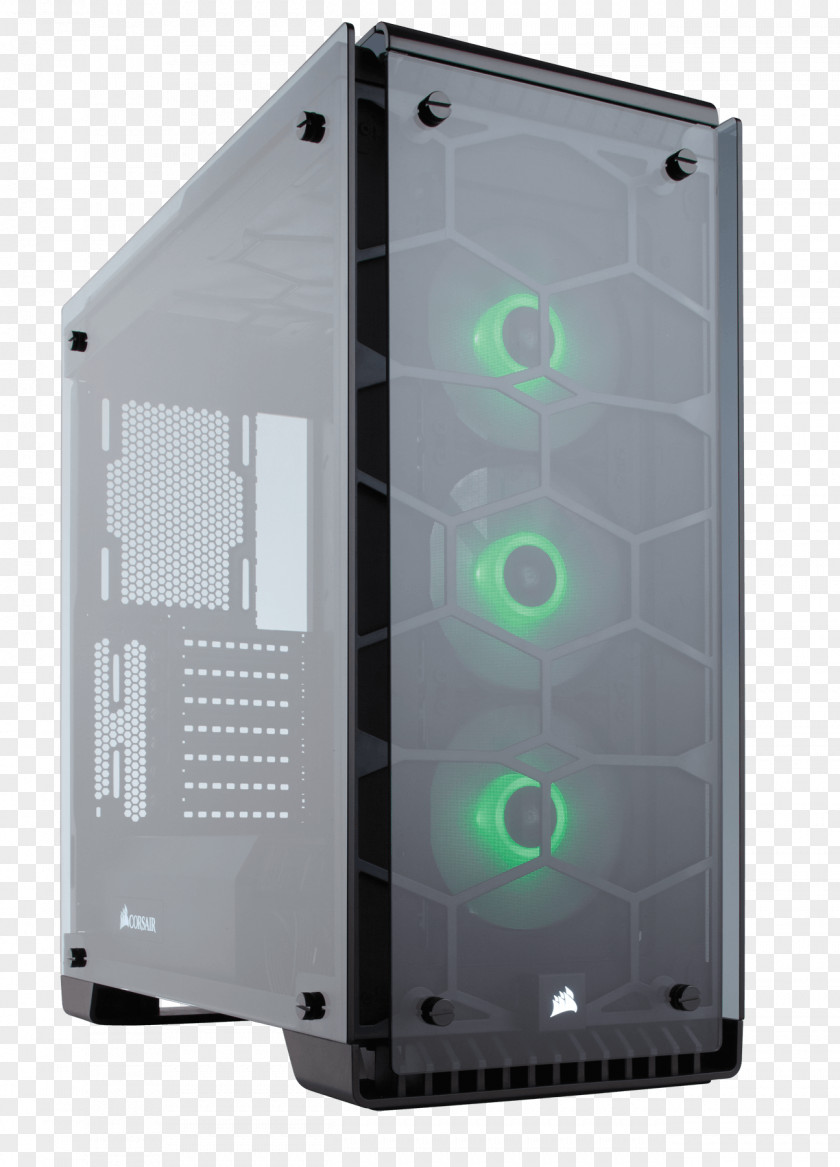Crystal Led Display Computer Cases & Housings MicroATX RGB Color Model Corsair Components PNG