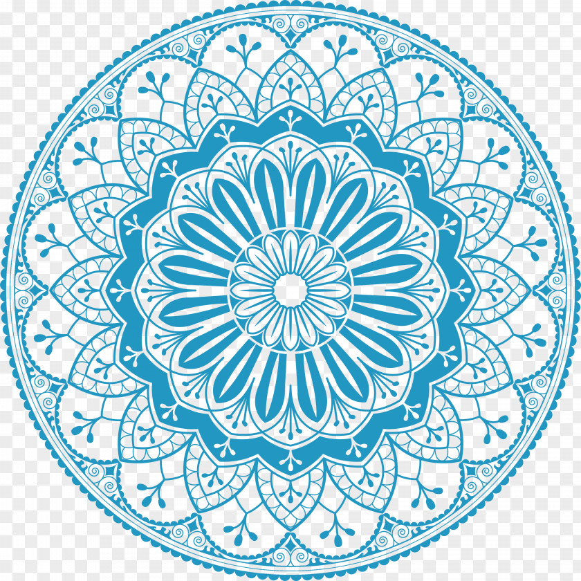 Mandala Flower Art PNG