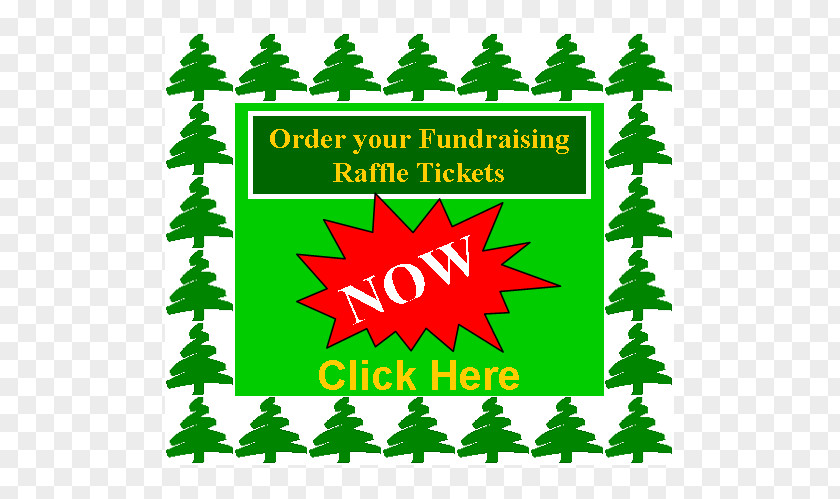 Raffle Ticket Fir Christmas Tree Elfed High School Clip Art PNG