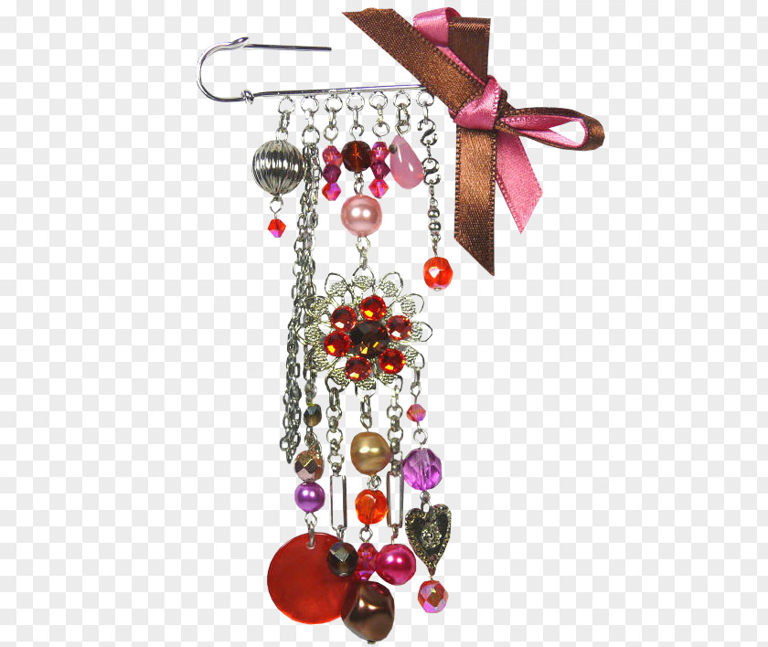 Christmas Earring Ornament Body Jewellery Pink M PNG