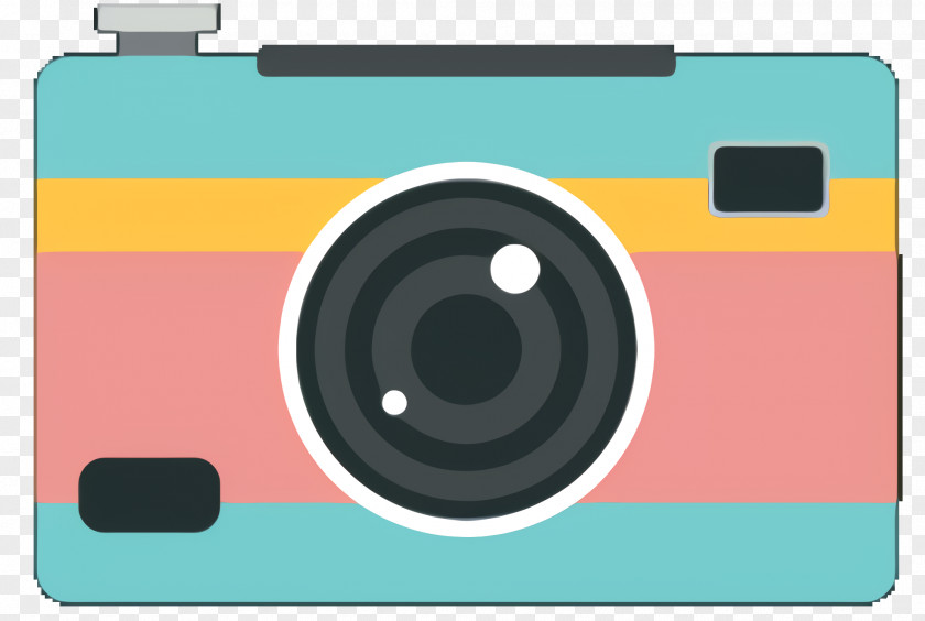 Instant Camera Disposable Yellow Circle PNG