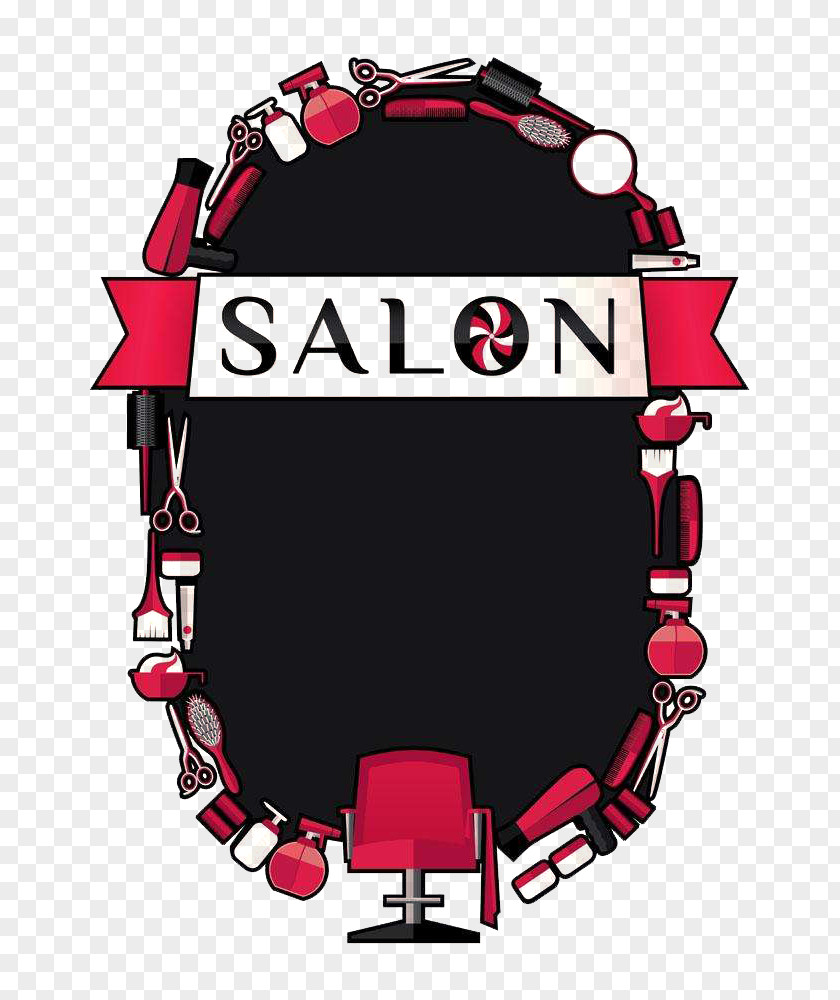 Vector Salon Hair Hairdresser Beauty Parlour PNG