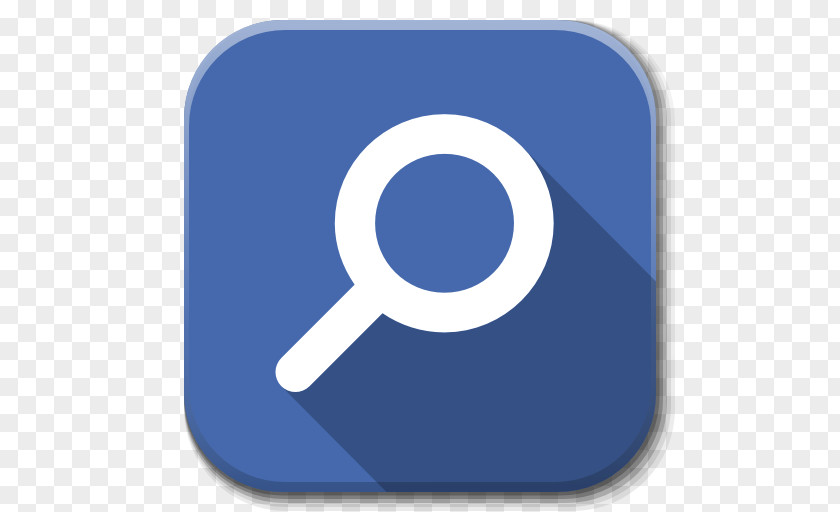 Apps Search Blue Symbol Circle PNG