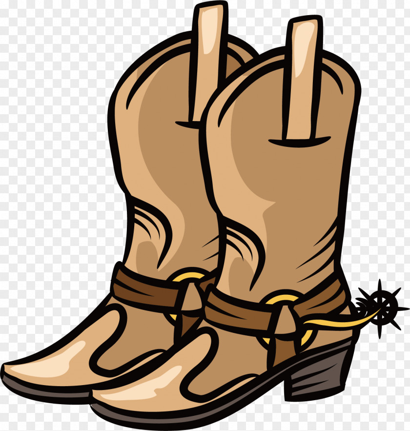 Boots Vector Material Cowboy Boot Shoe Clip Art PNG