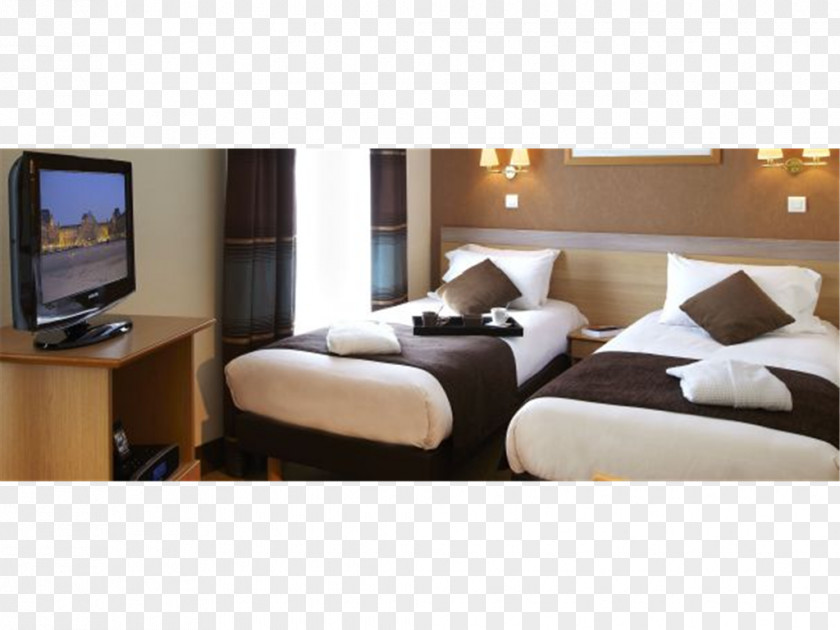 Hotel Bed Frame Interior Design Services Mattress Suite PNG