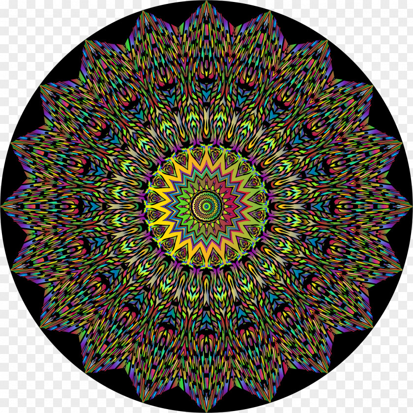 Mandala Psychedelic Art Psychedelia PNG
