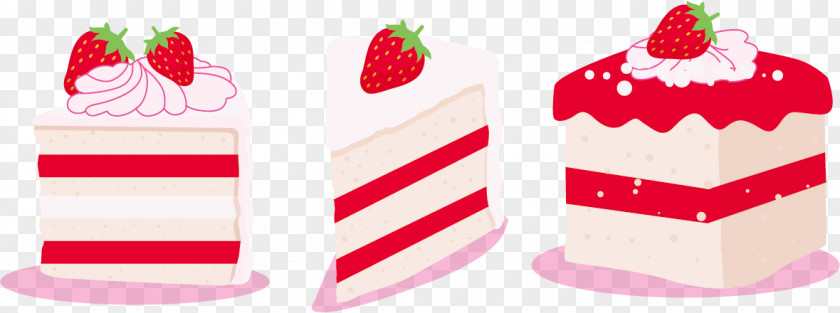 Vector Strawberry Cake Cream Cupcake Torte Euclidean PNG