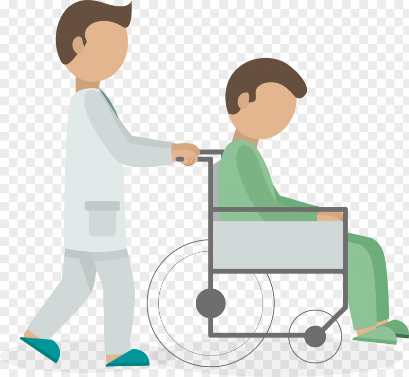 A Wheelchair Patient Doctor–patient Relationship Health Care Emergency Department Hospital PNG