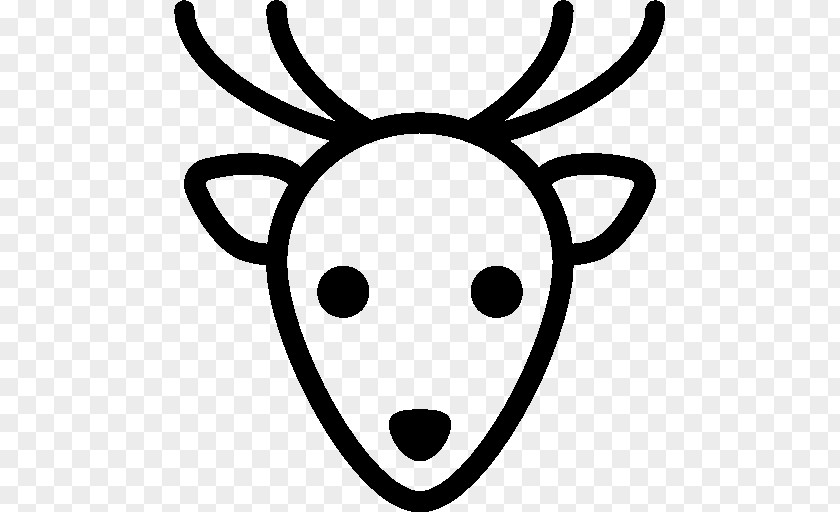 Cartoon Christmas Deer Reindeer Moose Clip Art PNG