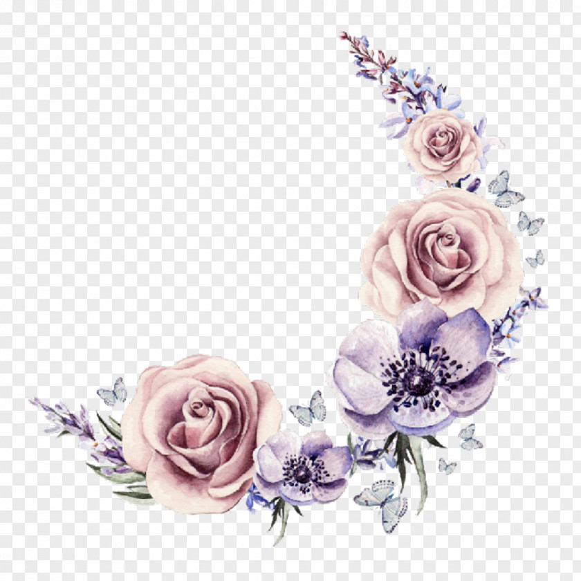 Flower Crown Watercolor Painting Wreath Stock Photography PNG