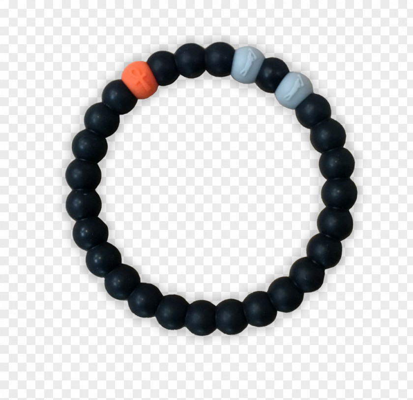 Gemstone Hopes & Dreams Life Bracelet-Black-Small Live A Balance Bracelet-Black-Large Bead PNG