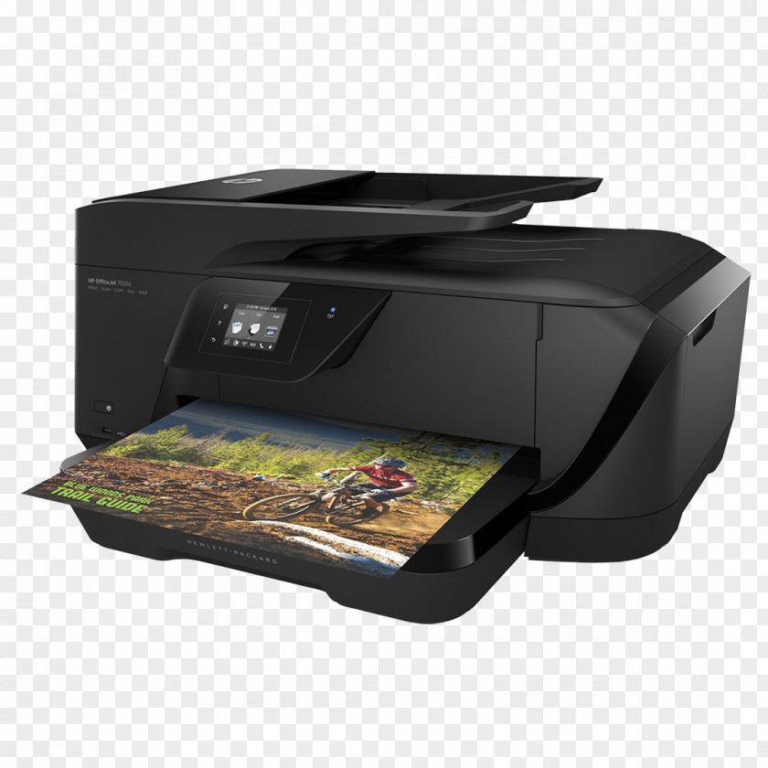 Multifunction Hewlett-Packard Multi-function Printer HP Officejet 7510 PNG