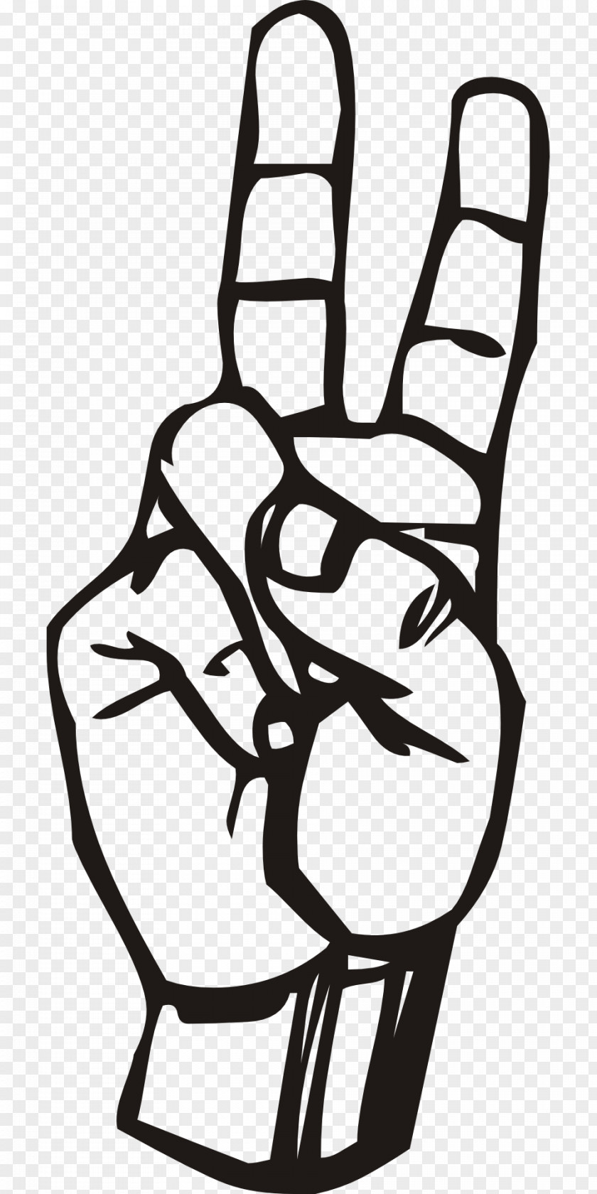 Peace Symbol American Sign Language Alphabet PNG