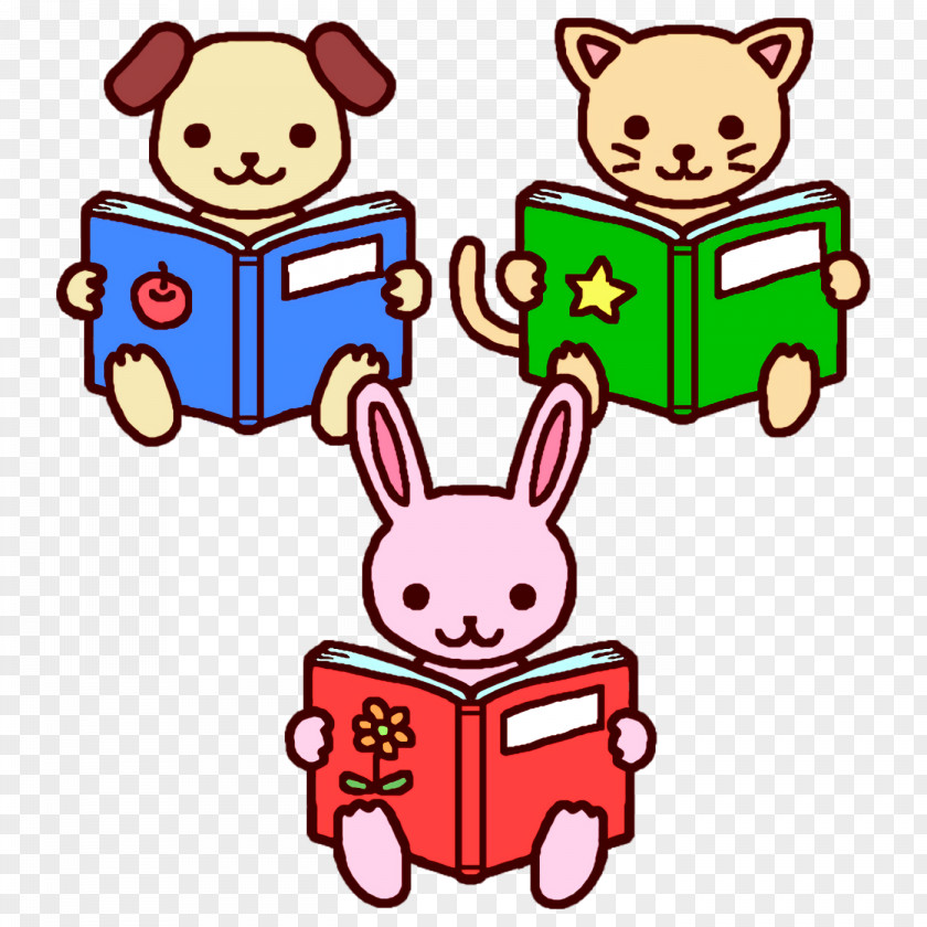 読書週間 みんなで絵本 Cartoon Reading Picture Book PNG