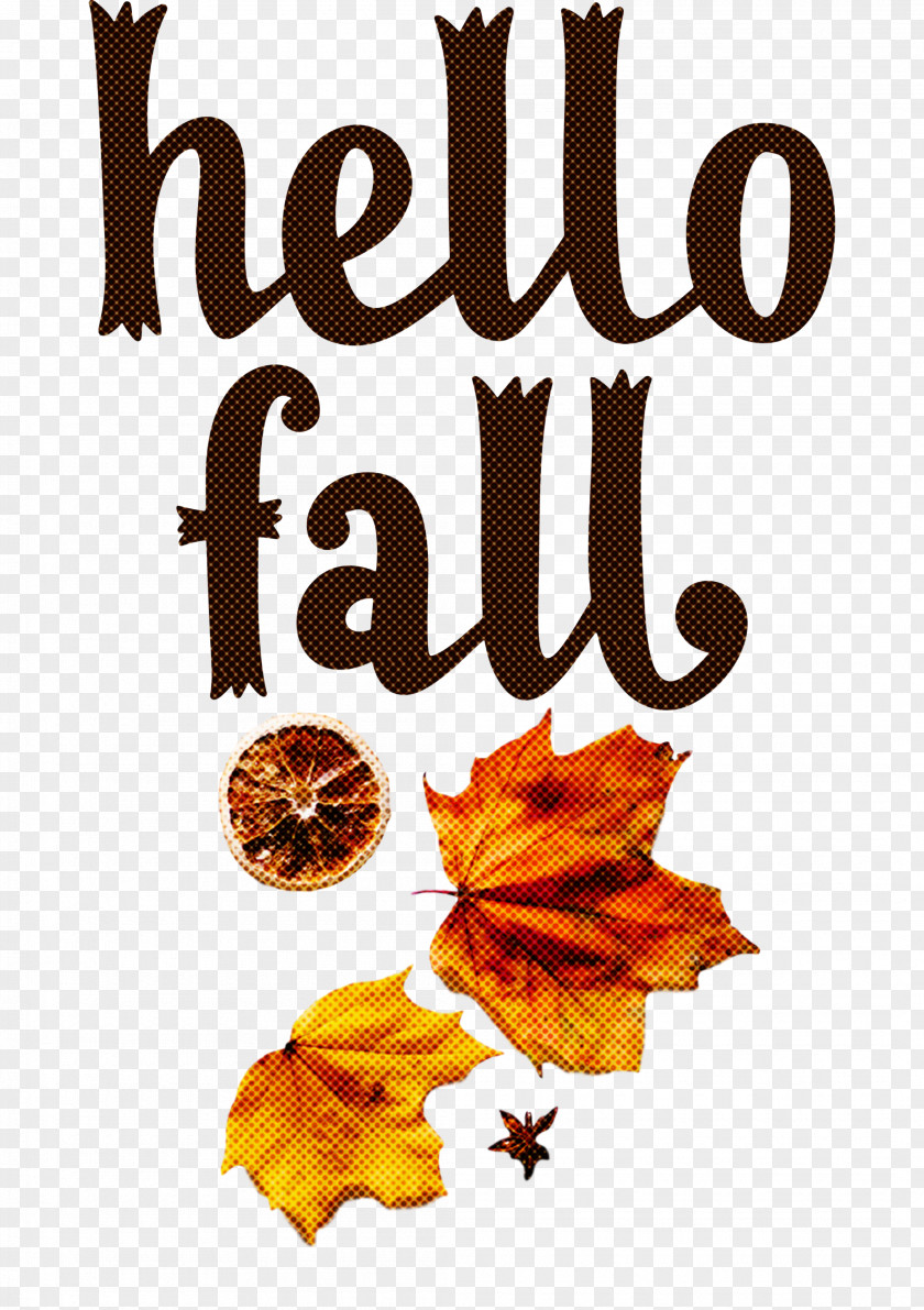 Hello Fall Fall Autumn PNG